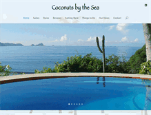 Tablet Screenshot of coconutsbythesea.com
